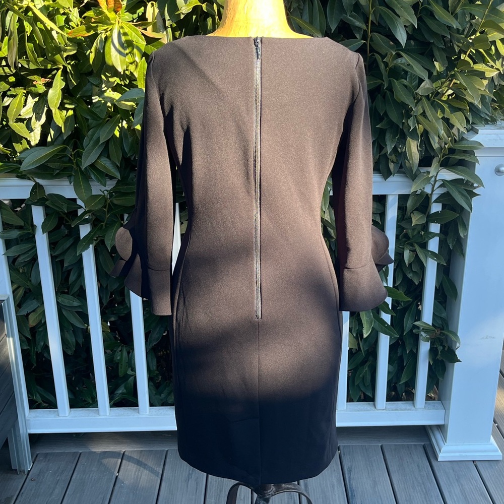 Karl Lagerfeld; Solid Black; Flared Half Sleeve; … - image 2